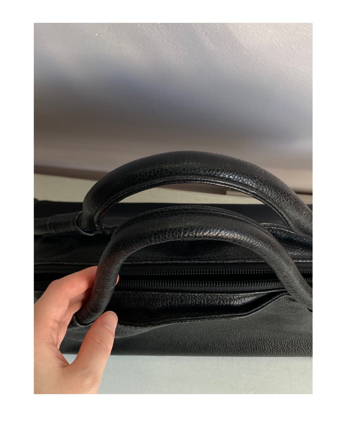 Osam  하프문 레더 토트백 상품이미지9