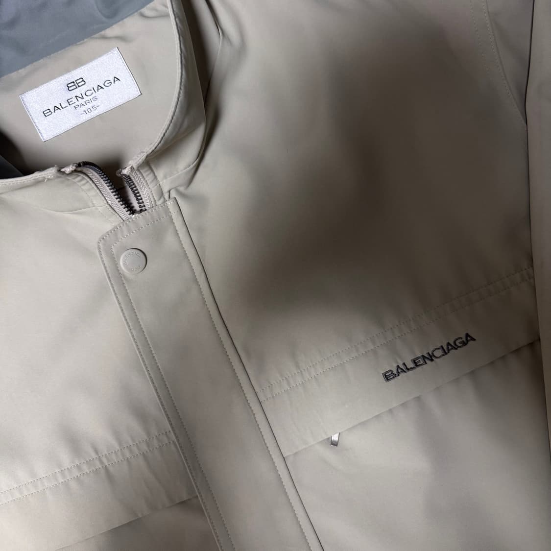 발렌시아가 로고 블루종 자켓 상품이미지2