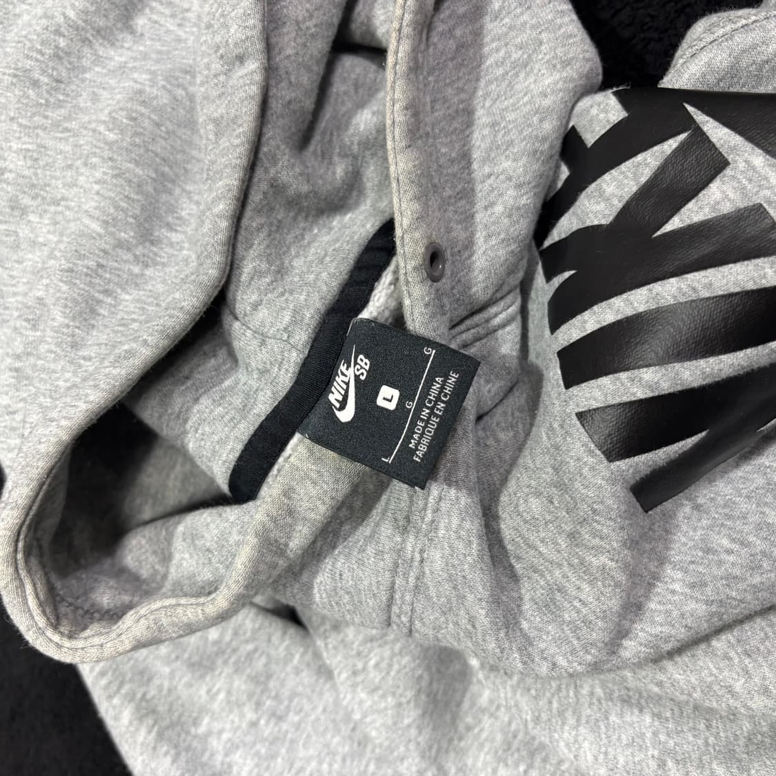 L 나이키 SB 그레이 후드티 상품이미지3