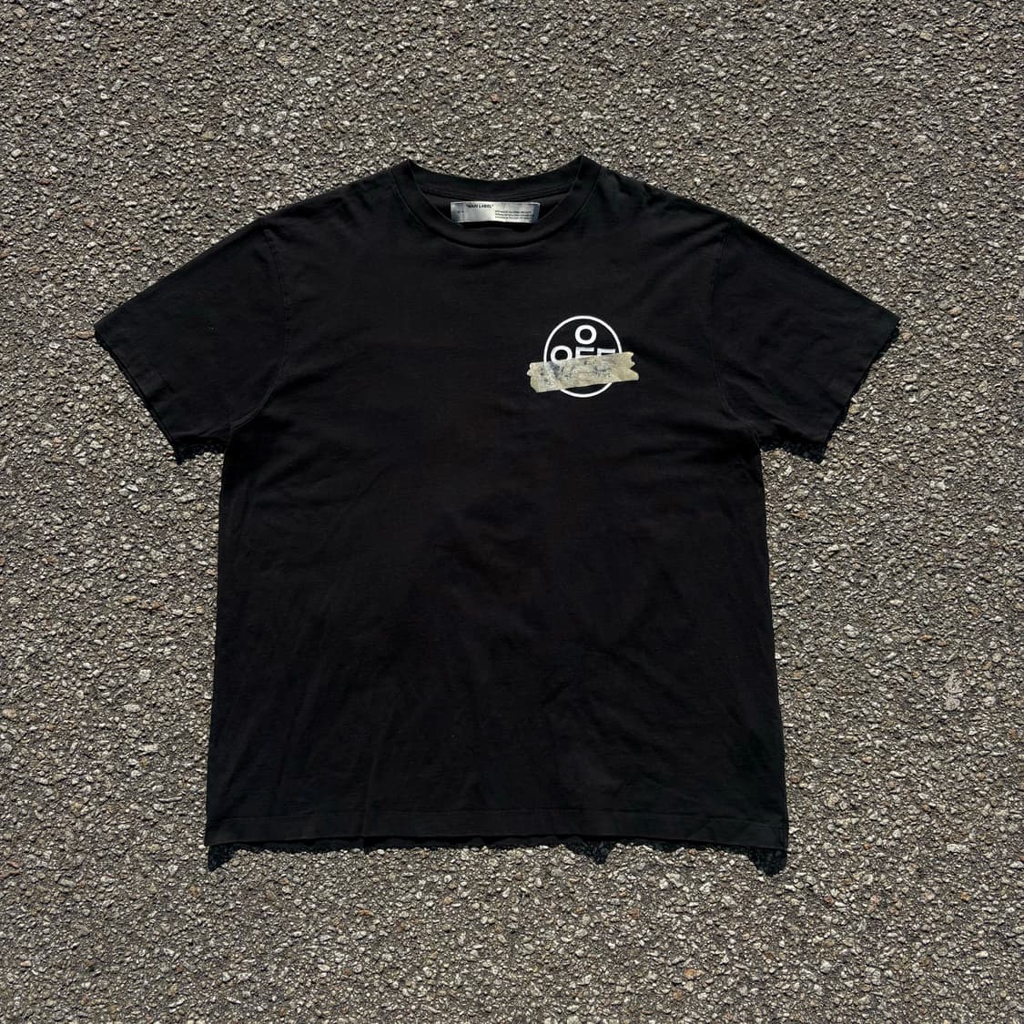 Off White 오프화이트 테이프 반팔 티셔츠 상품이미지3