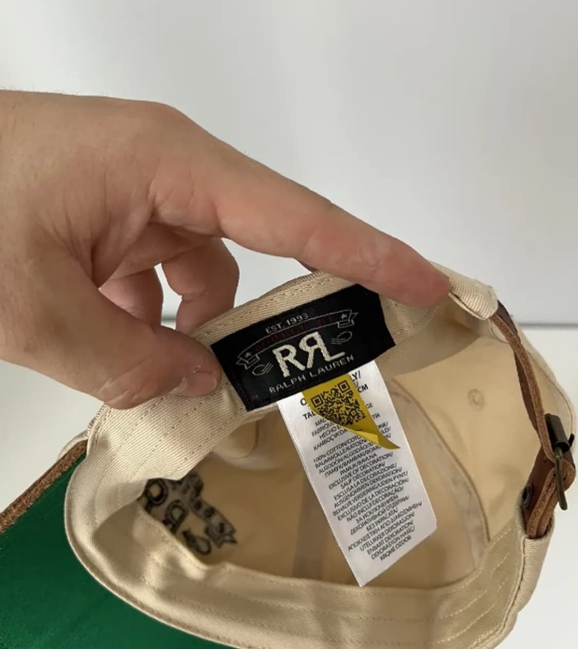 RRL 코듀로이 렌치 로고 볼캡 상품이미지4