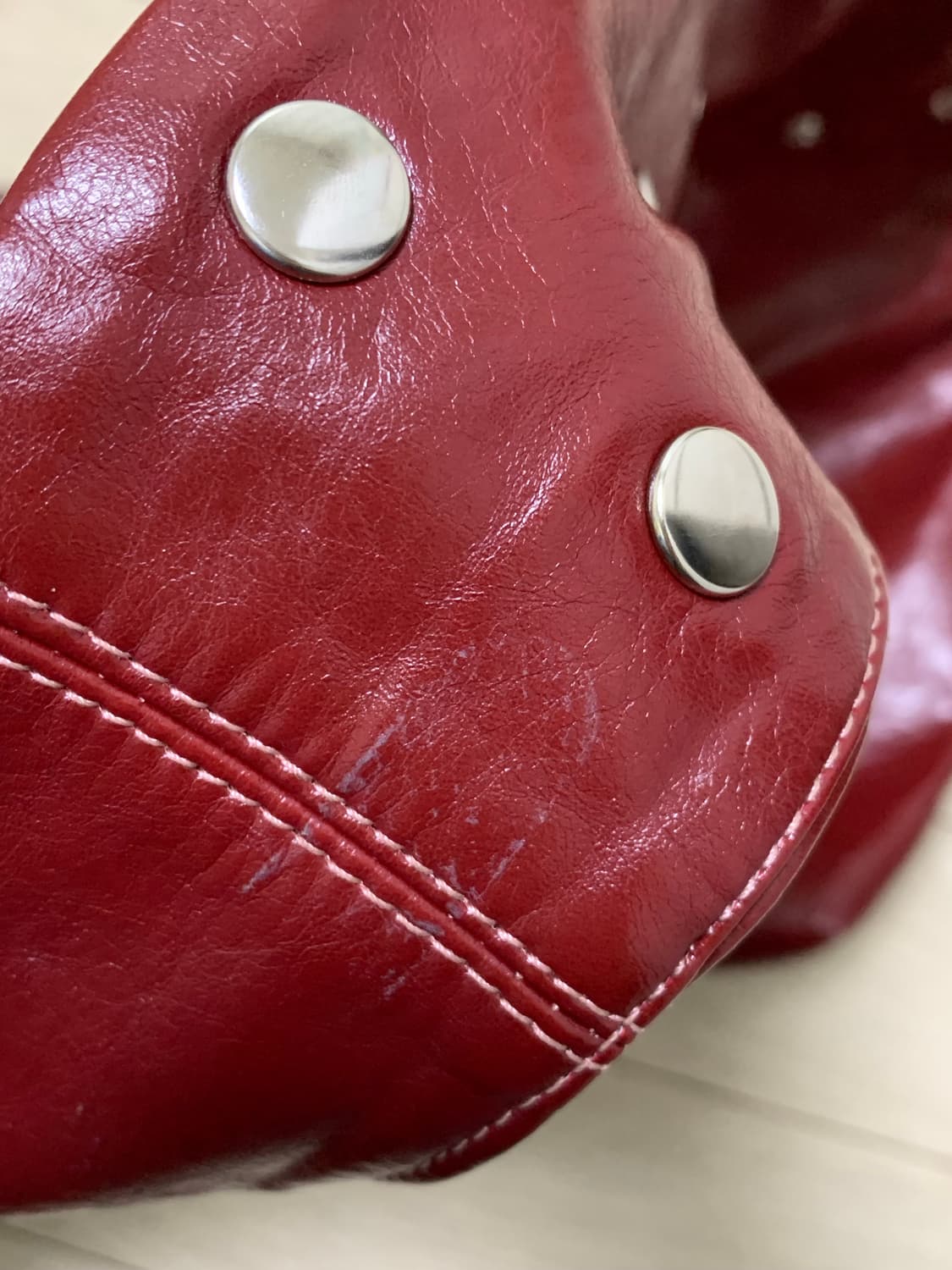 히에타 티나백 체리레드+히에타 별키링 상품이미지3