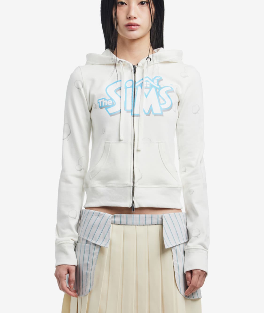 구해요) 프레잉 심즈 후드집업 L 상품이미지1