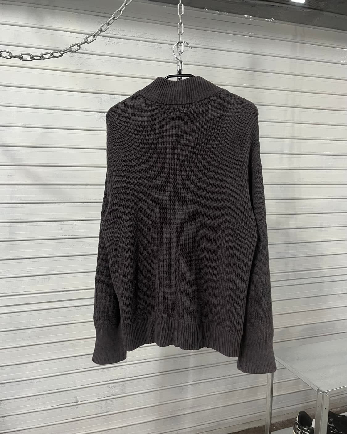 vtg knit zip up (2way zip) 상품이미지6