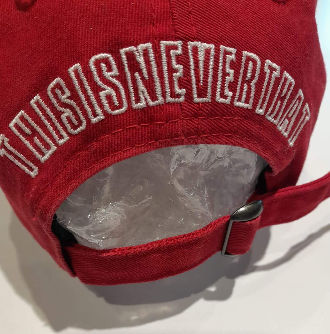 💥디스이즈네버댓 x 뉴에라 보스턴 볼캡 (레드) 상품이미지3