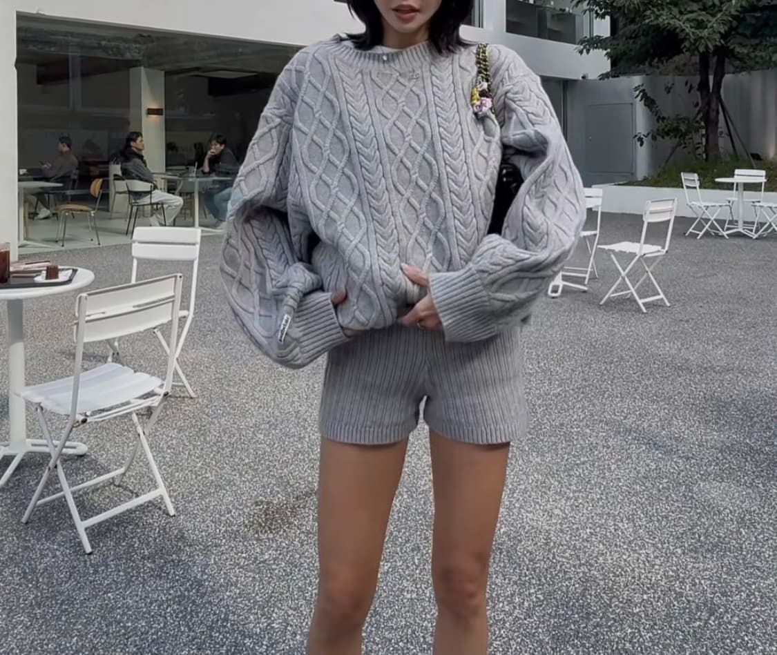 [미 시착 새 상품] 돈비레잇 소프트 케이블 니트(남녀공용) 상품이미지3