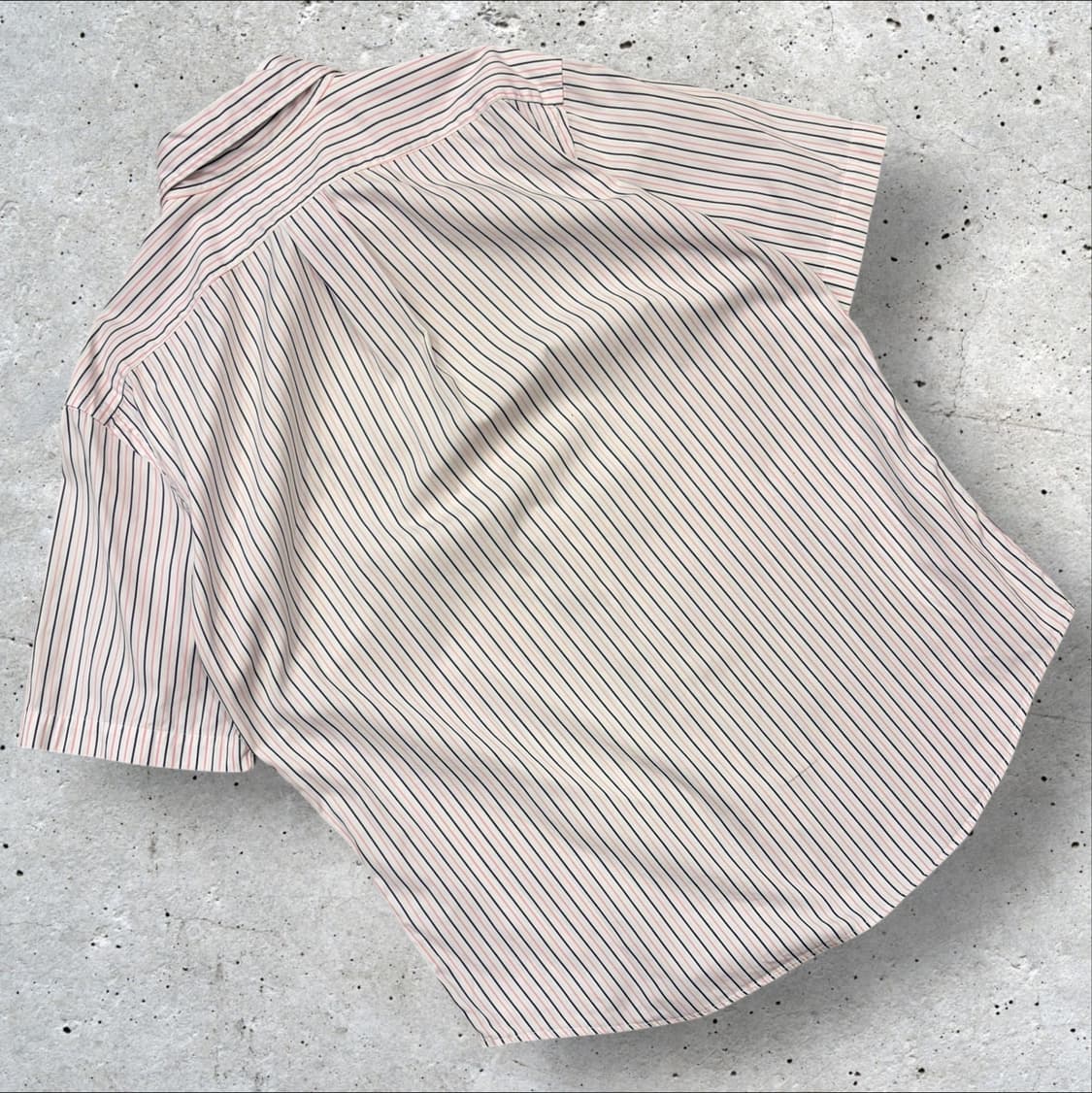 [M] 폴로 랄프로렌 스트라이프 핑크 반팔 셔츠 C372 상품이미지2