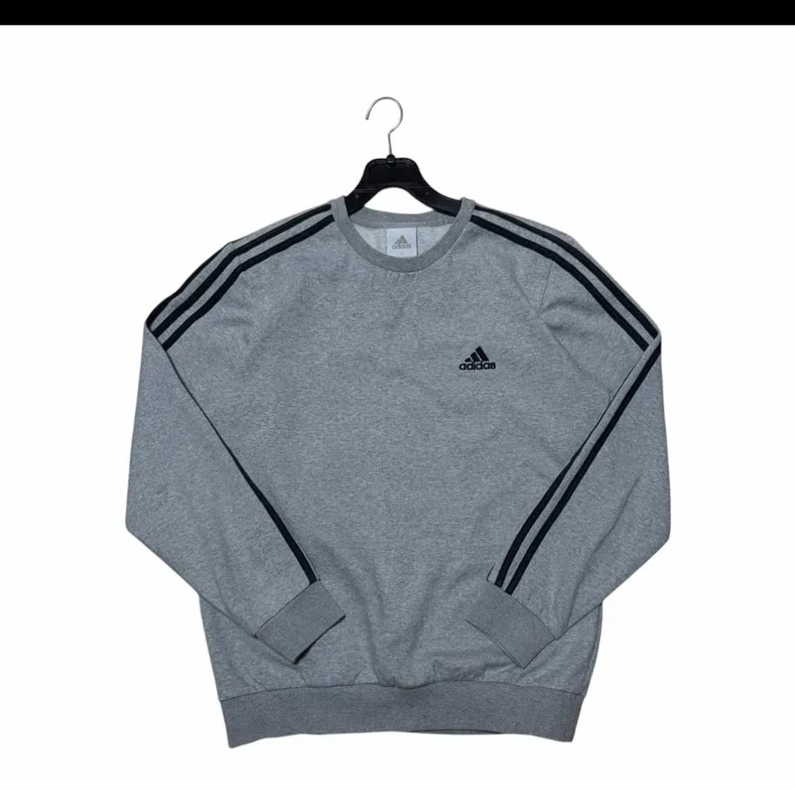 아디다스 라이트 그레이 맨투맨 상품이미지1