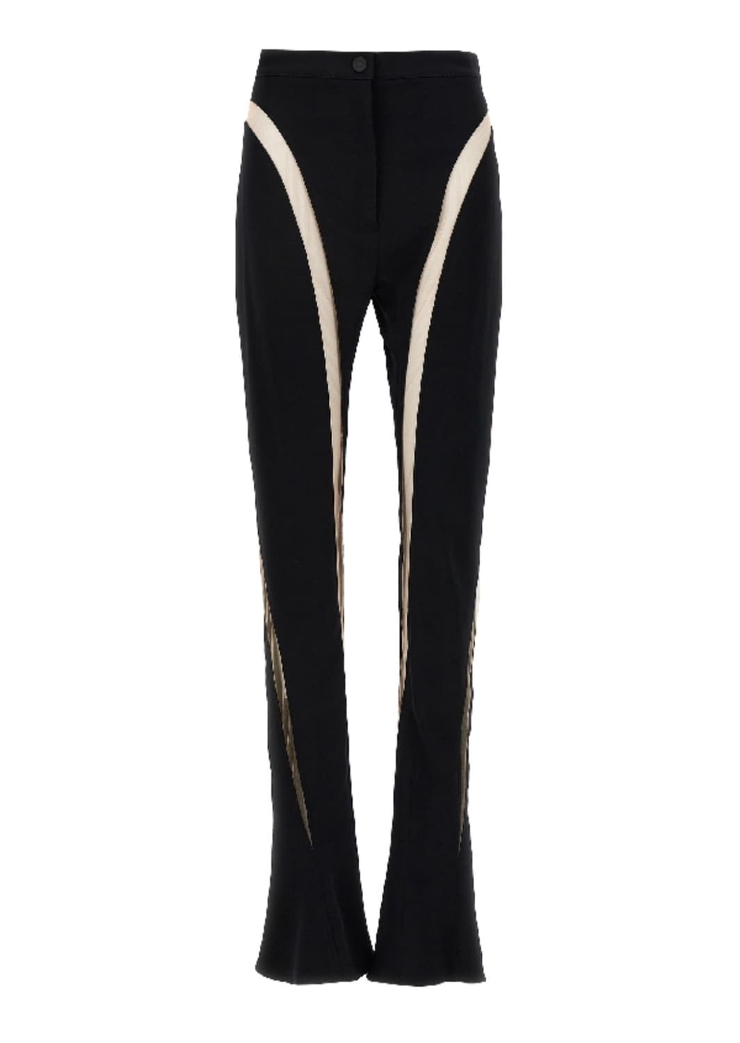 Mugler 뮈글러 메쉬 플레어 레깅스 상품이미지1