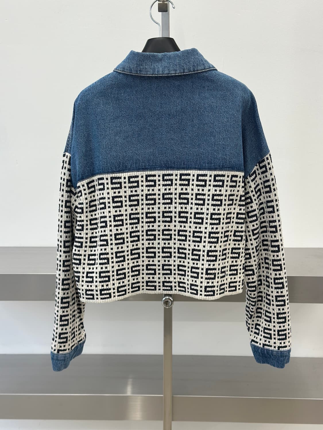 산드로 자카드 크롭 데님 자켓  상품이미지5