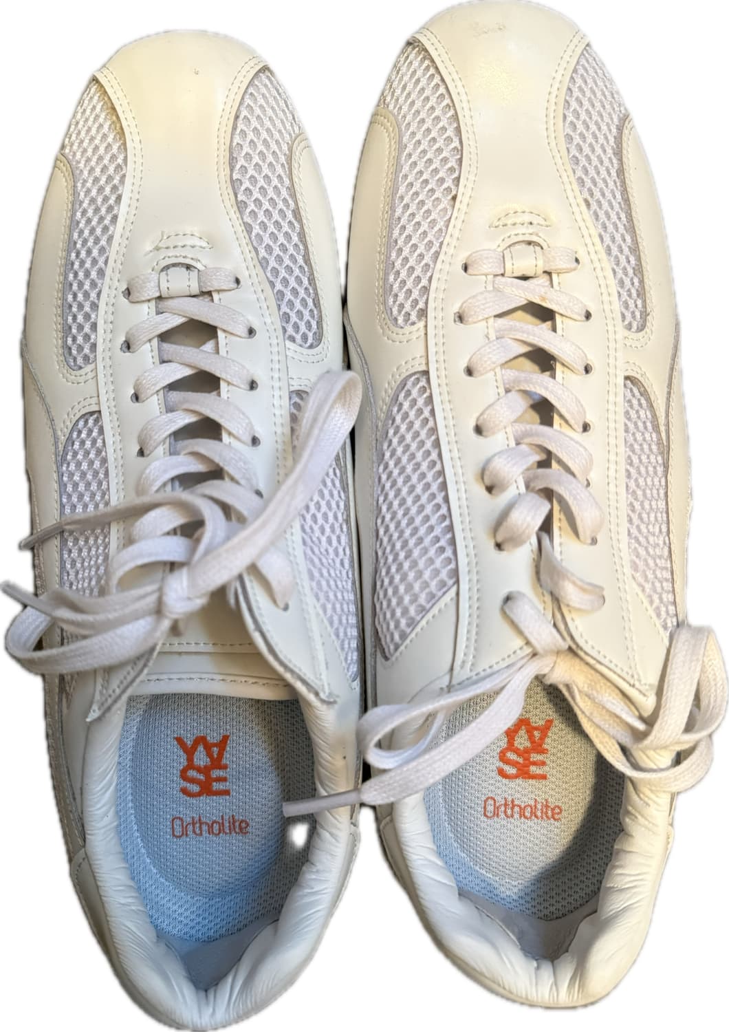 야세 스파이더 레더 스니커즈 화이트 250 상품이미지1