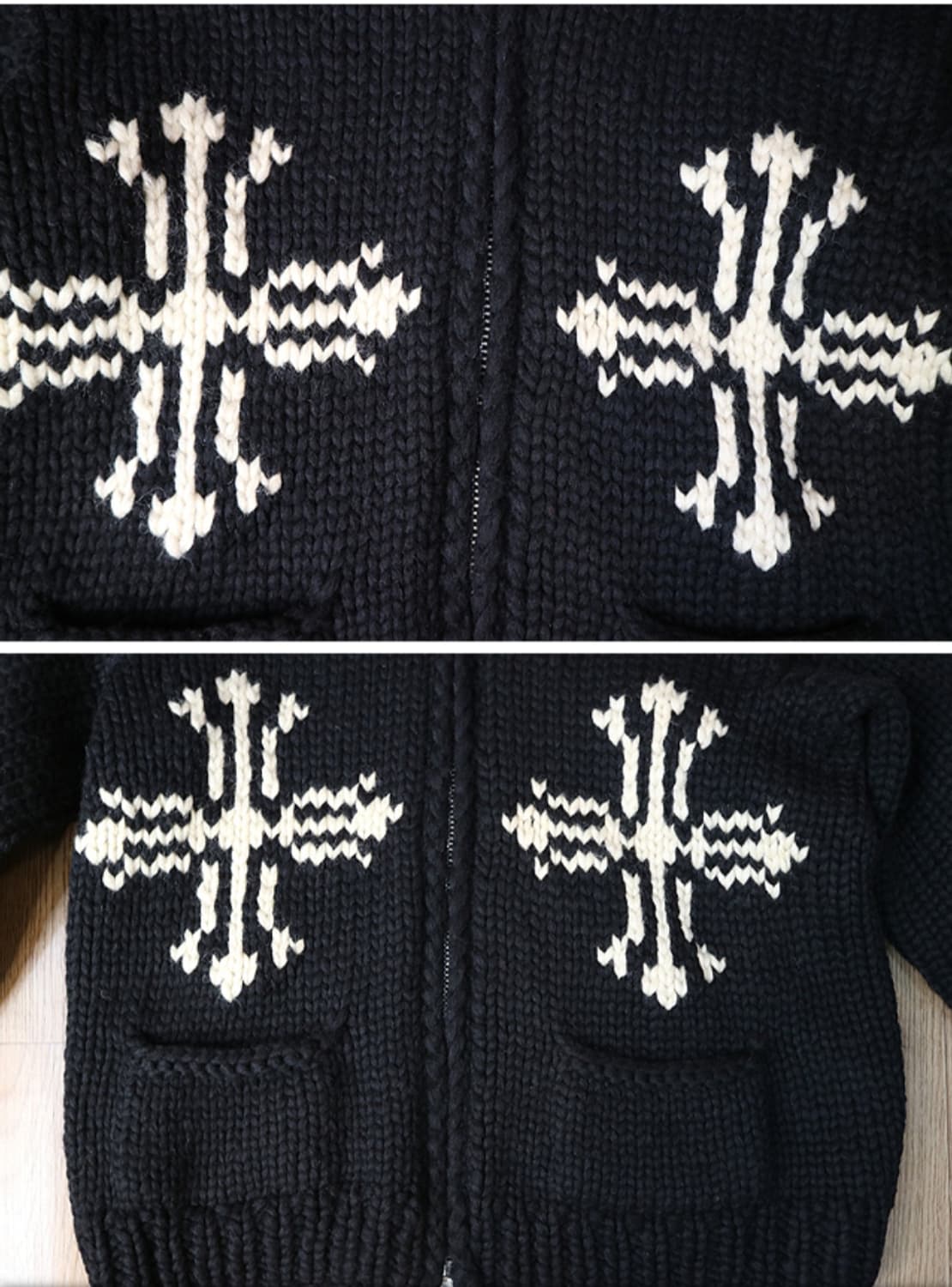 
캐나다 핸드메이드 양모100% 인디언 코위찬 스웨터 cowichan

 상품이미지6