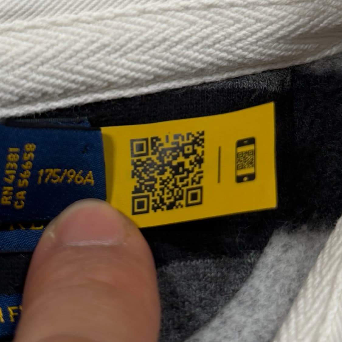 폴로 그레이 스트라이프 럭비티 상품이미지4