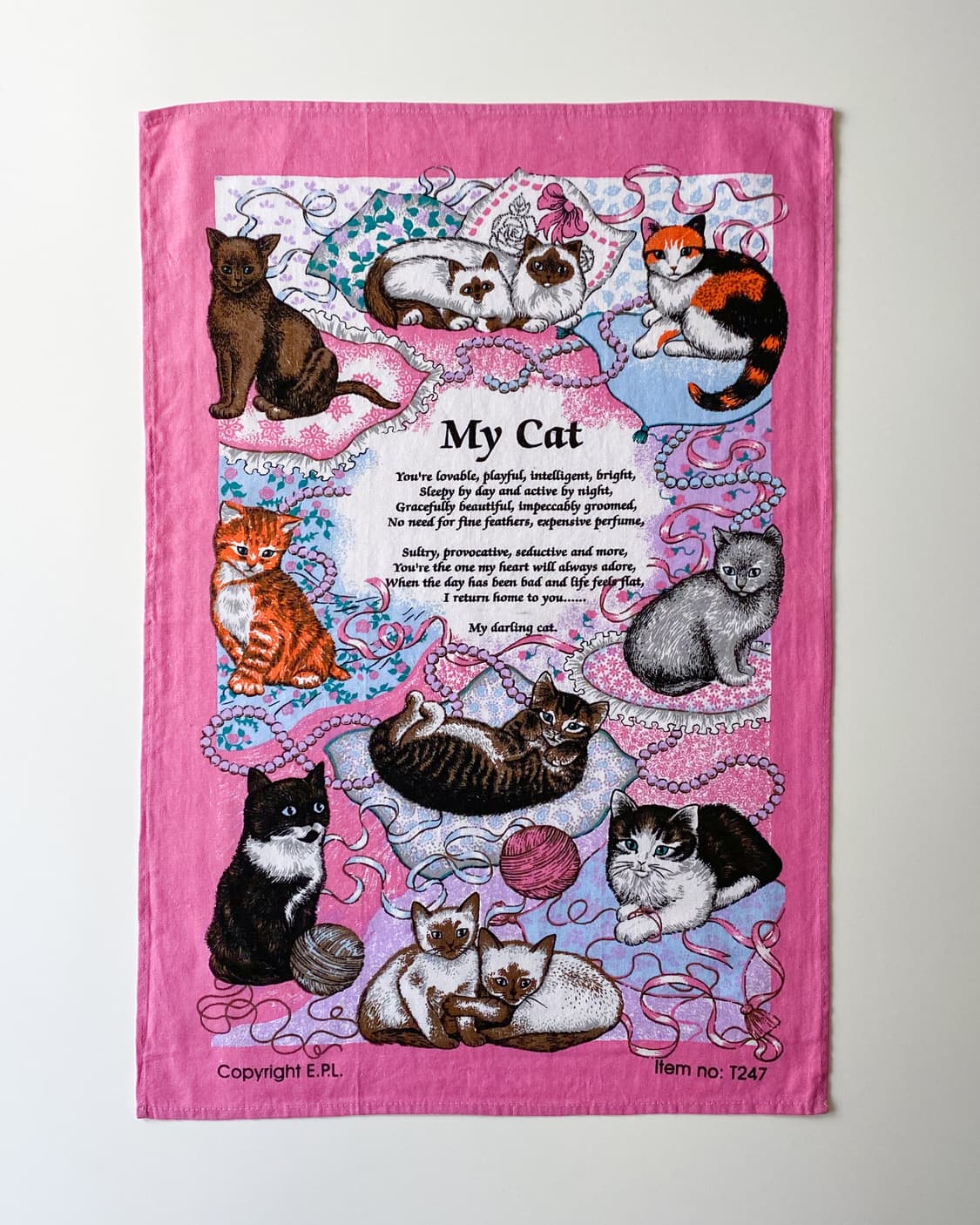 유럽 빈티지 패브릭 (My Cat) 상품이미지2