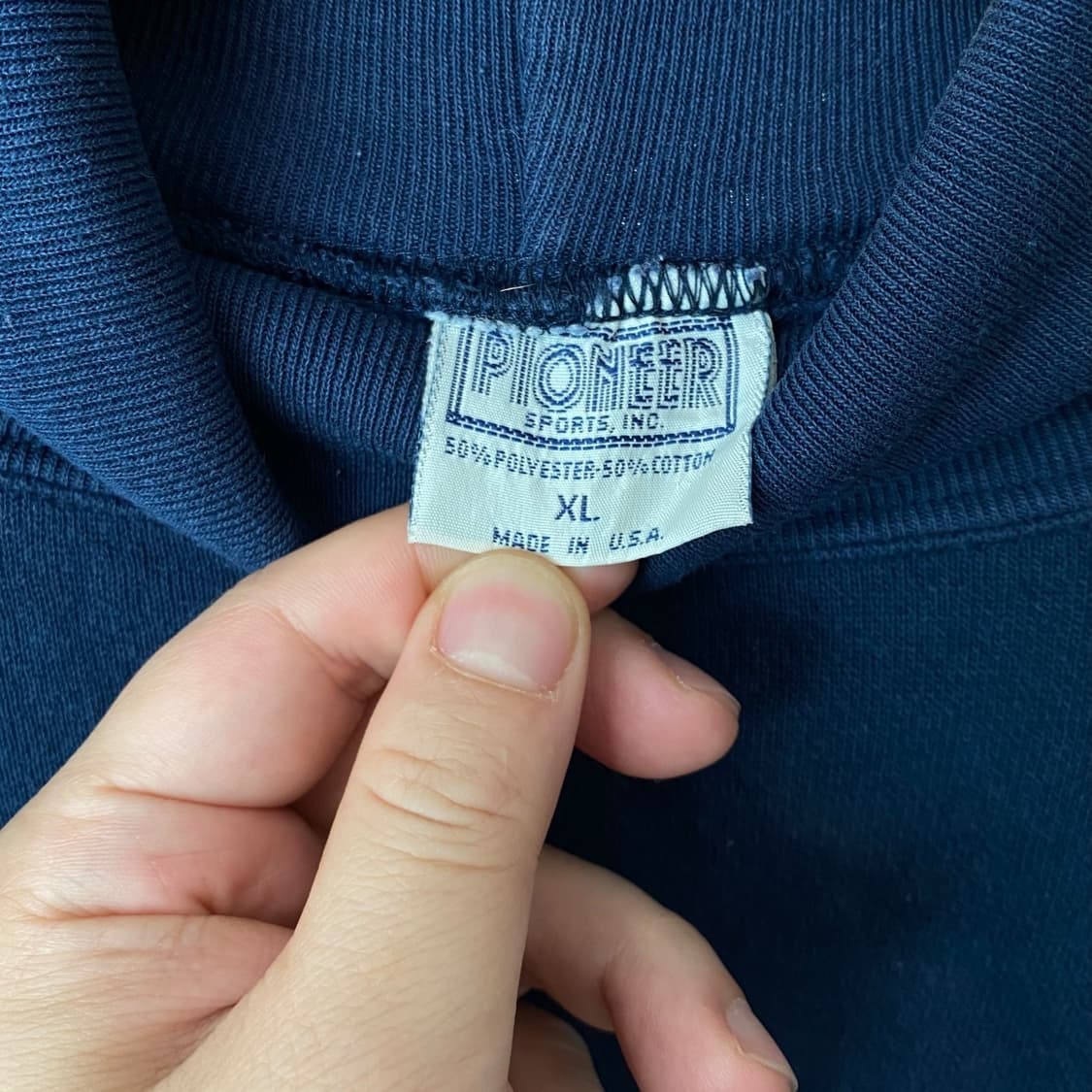 (XL)90s 빈티지 터틀넥 스웨트셔츠 맨투맨 상품이미지3