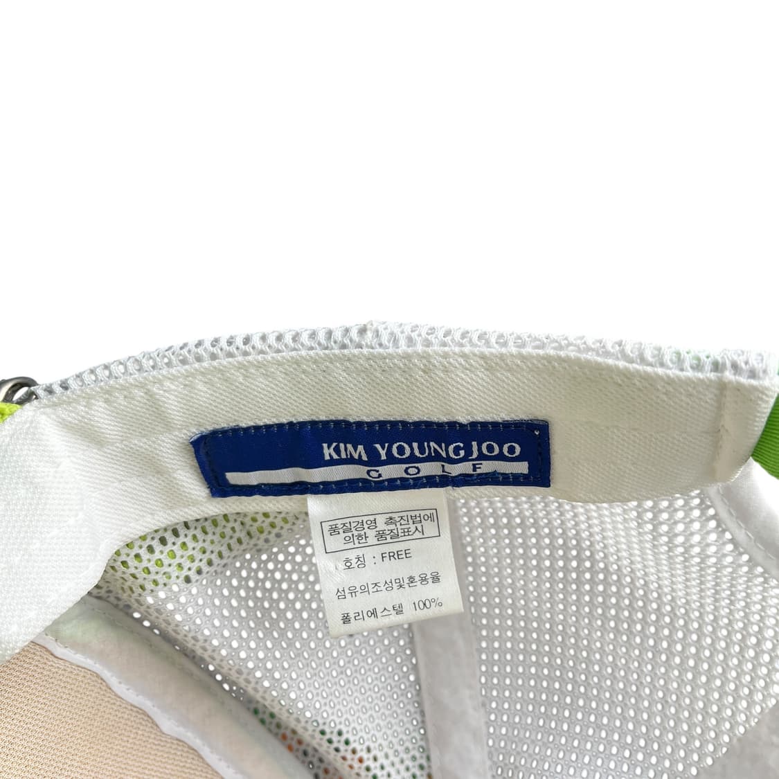 KYJ Golf 라임 니트 메쉬캡 상품이미지6