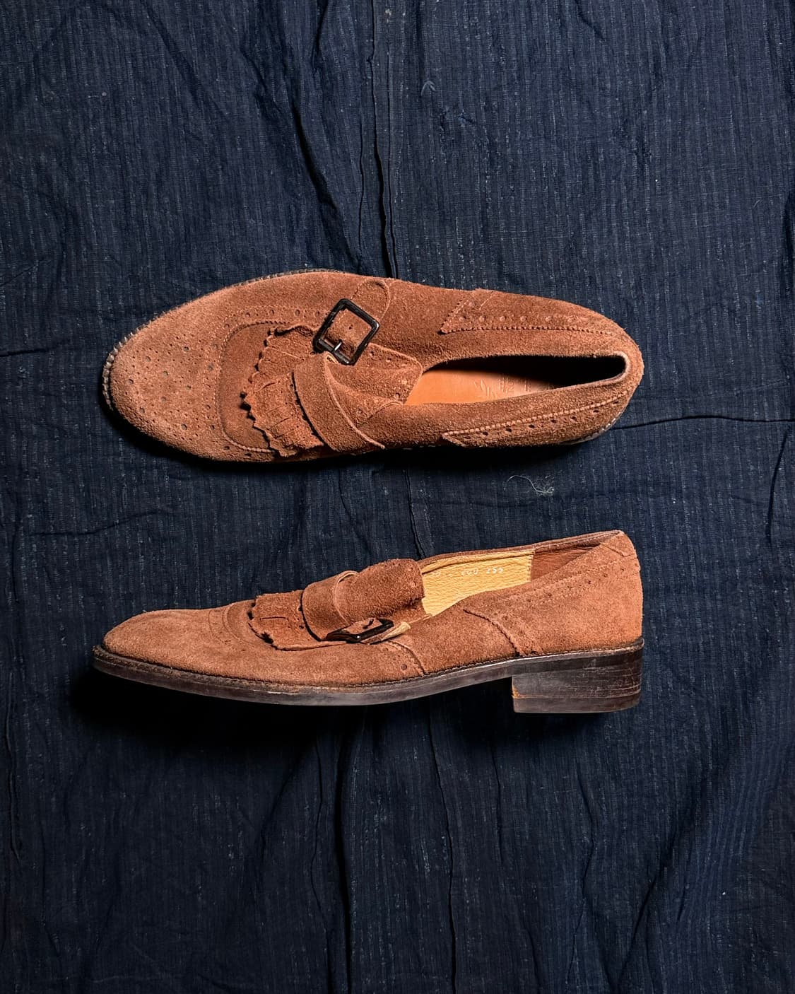 로맨틱무브 스웨이드 몽크 스트랩 슈즈 255 상품이미지1