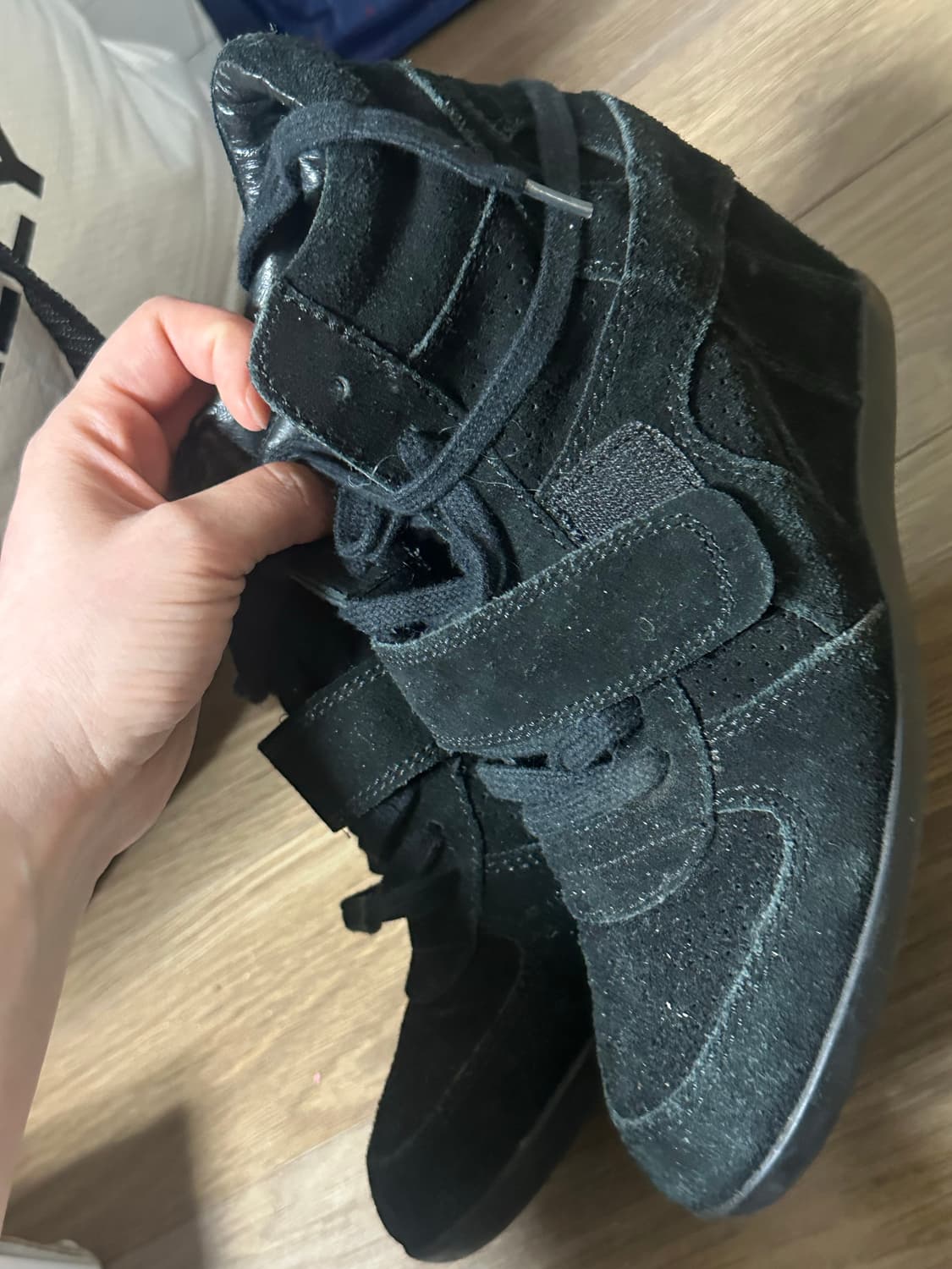 Ash 웨지스니커즈 블랙 상품이미지3