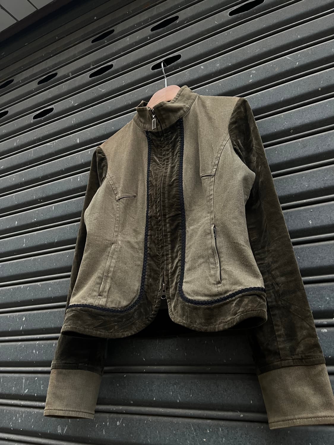 Vintage (made in japan) 하이넥 자켓 상품이미지1