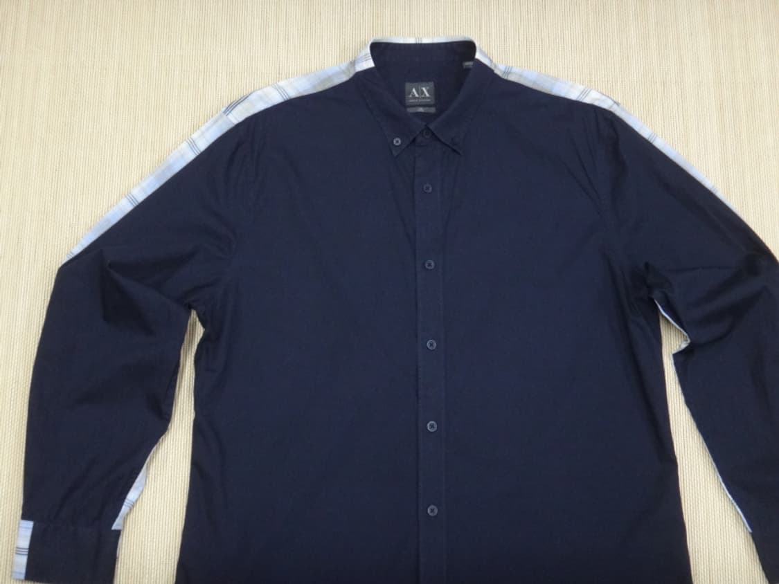 (XL) 아르마니익스체인지 남성용 긴팔 면 셔츠 상품이미지3