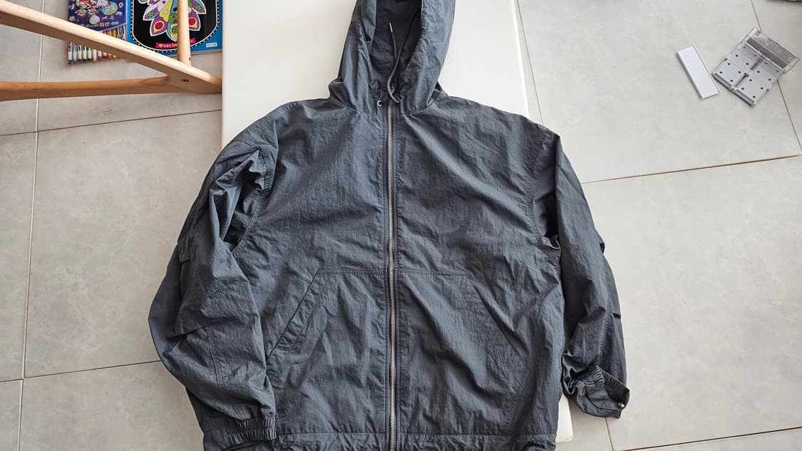 [48(100)] 커스텀멜로우 라이트 후드 점퍼 바람막이 자켓 상품이미지7