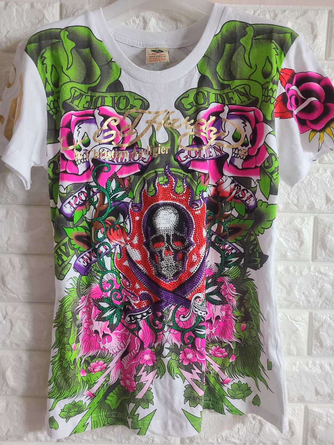 에디하디 스컬 반팔 티셔츠 상품이미지1