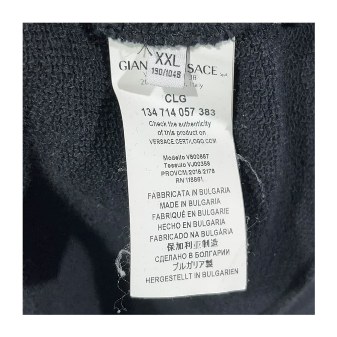 [Versace Collection] 베르사체 컬렉션 메두사 자수 맨투맨 상품이미지5