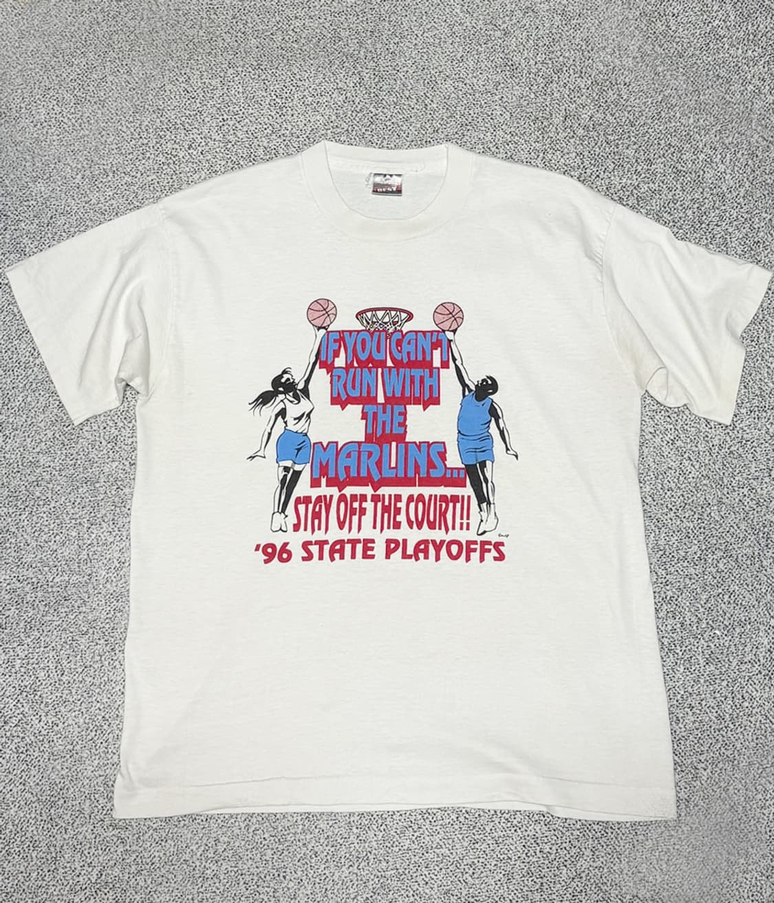  90s 빈티지 1996 Marlins State Playoffs 티셔츠 상품이미지1