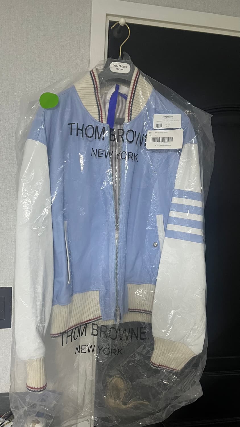 톰브라운 램레더 오버사이즈 블루종 자켓 2 상품이미지2