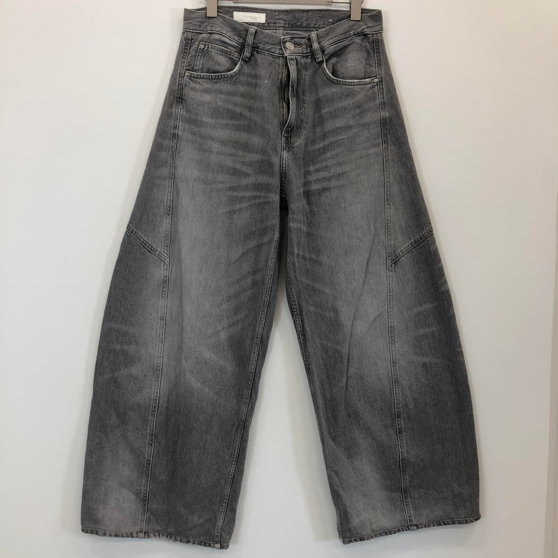 자라 벌룬 와이드 그레이데님진 30 인치 상품이미지1