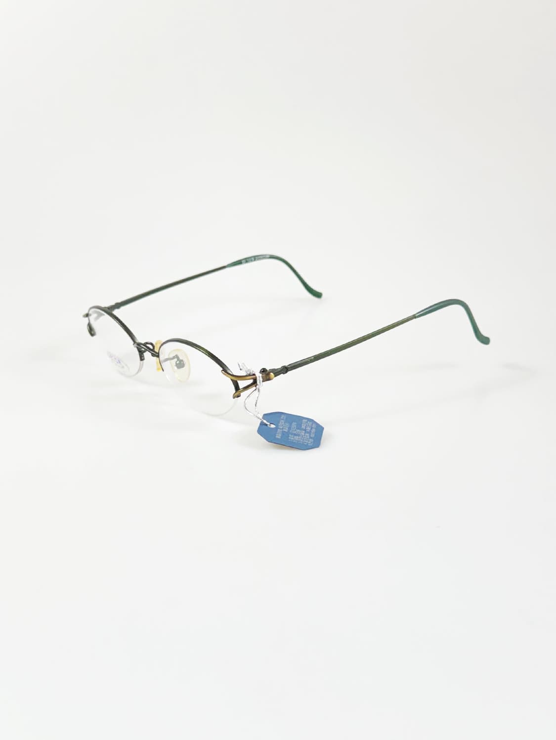 DECOR 오벌 반무테 메탈 프레임 빈티지 안경 상품이미지4