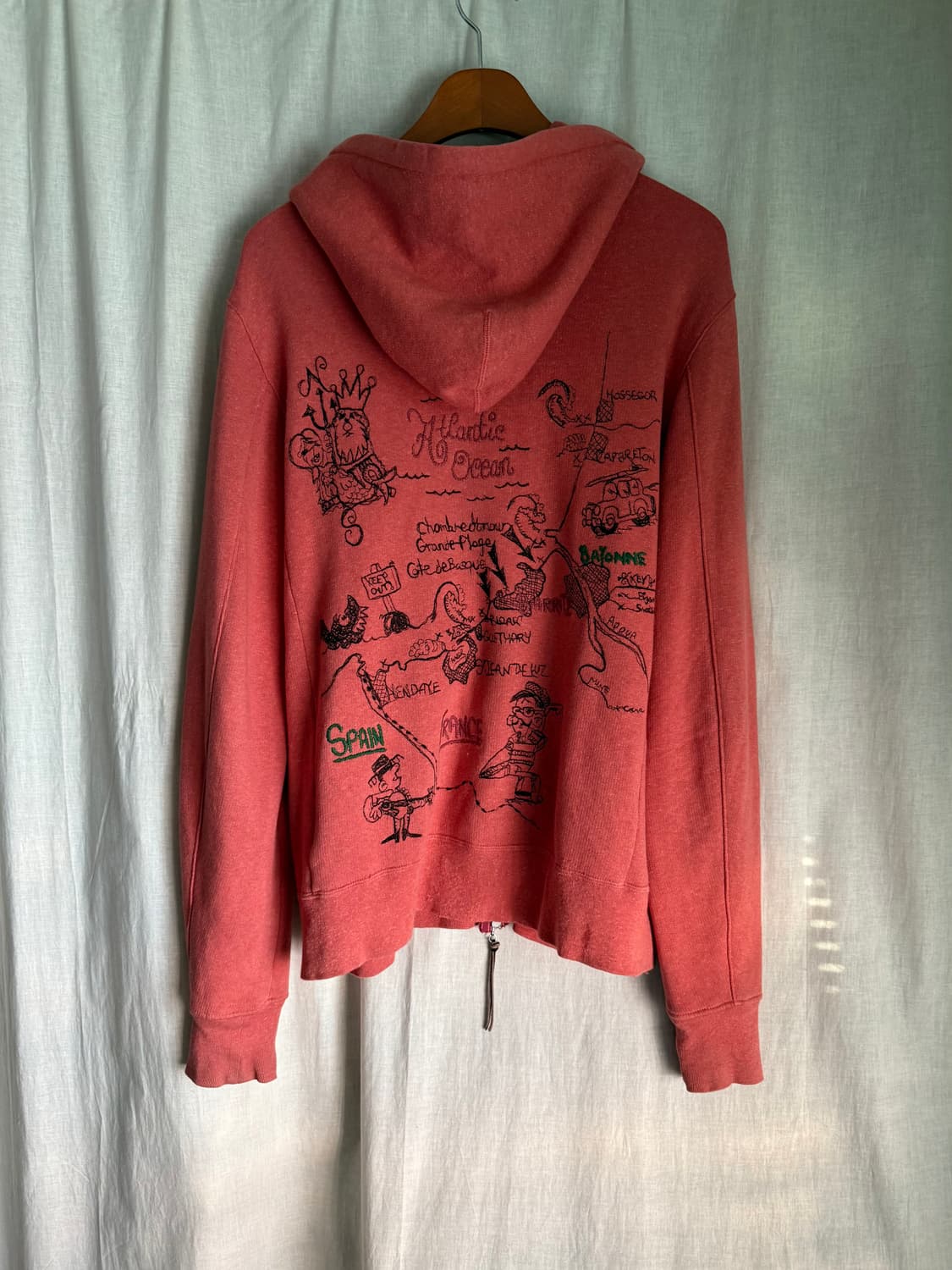 REMI RELIEF needlework hood zipup 상품이미지5