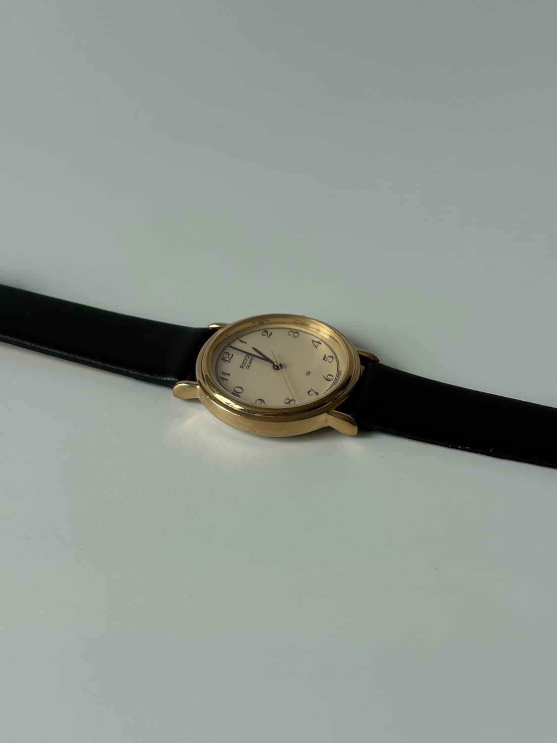 1990년대 아라빅 인덱스 골드 쿼츠 남성 상품이미지6