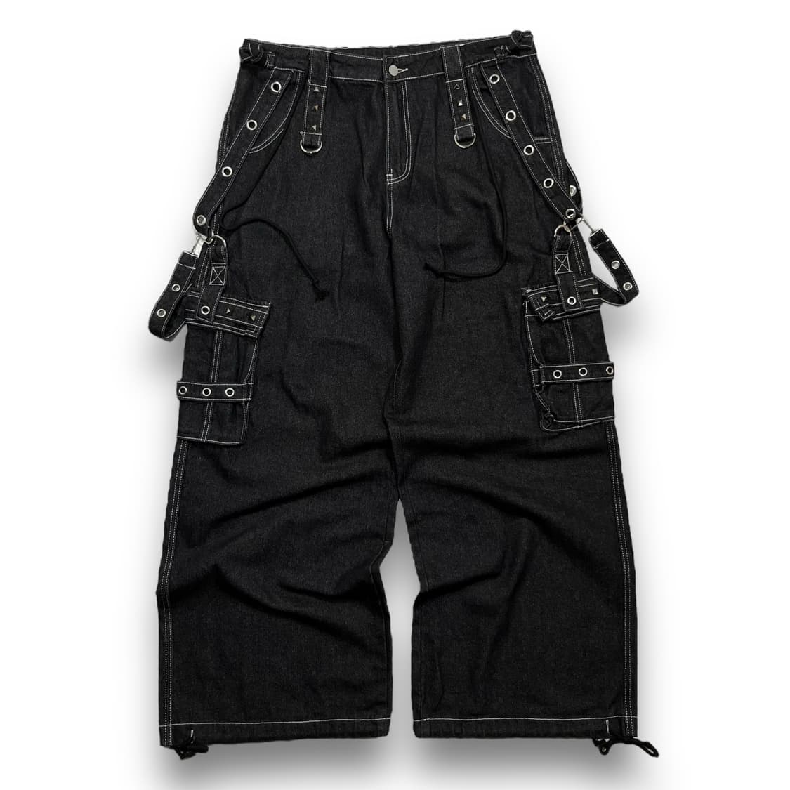 ROMWE Men's Multi-Pocket Denim Jeans 상품이미지1