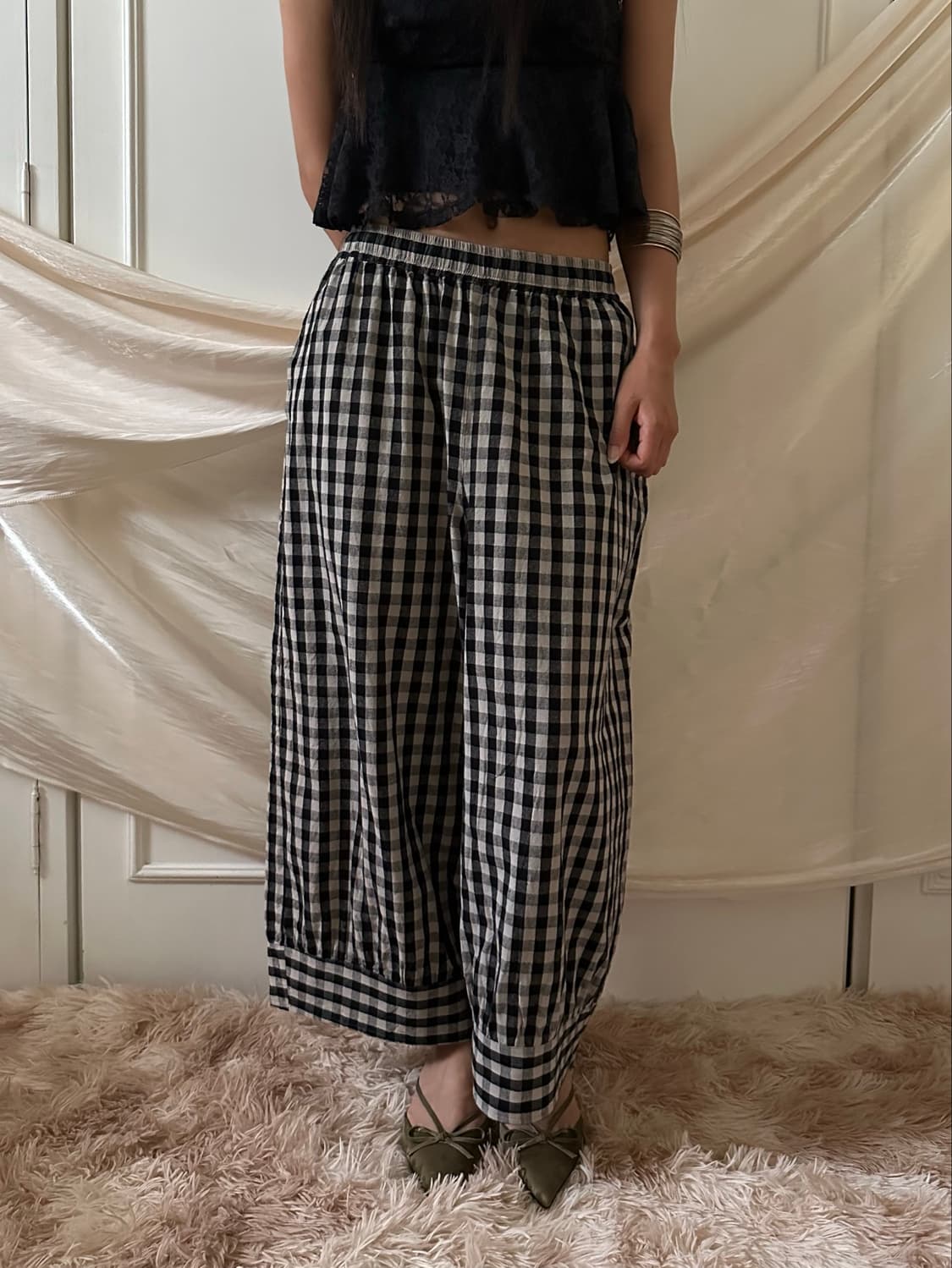 check baggy pants 상품이미지3