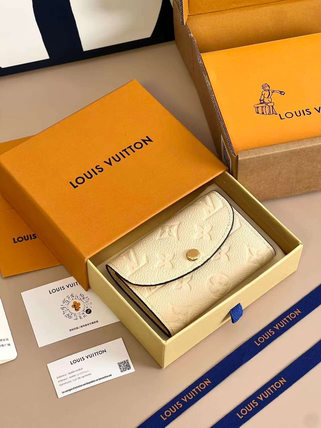 루이비통 로잘리 코인 퍼스 모노그램 블랙 상품이미지1