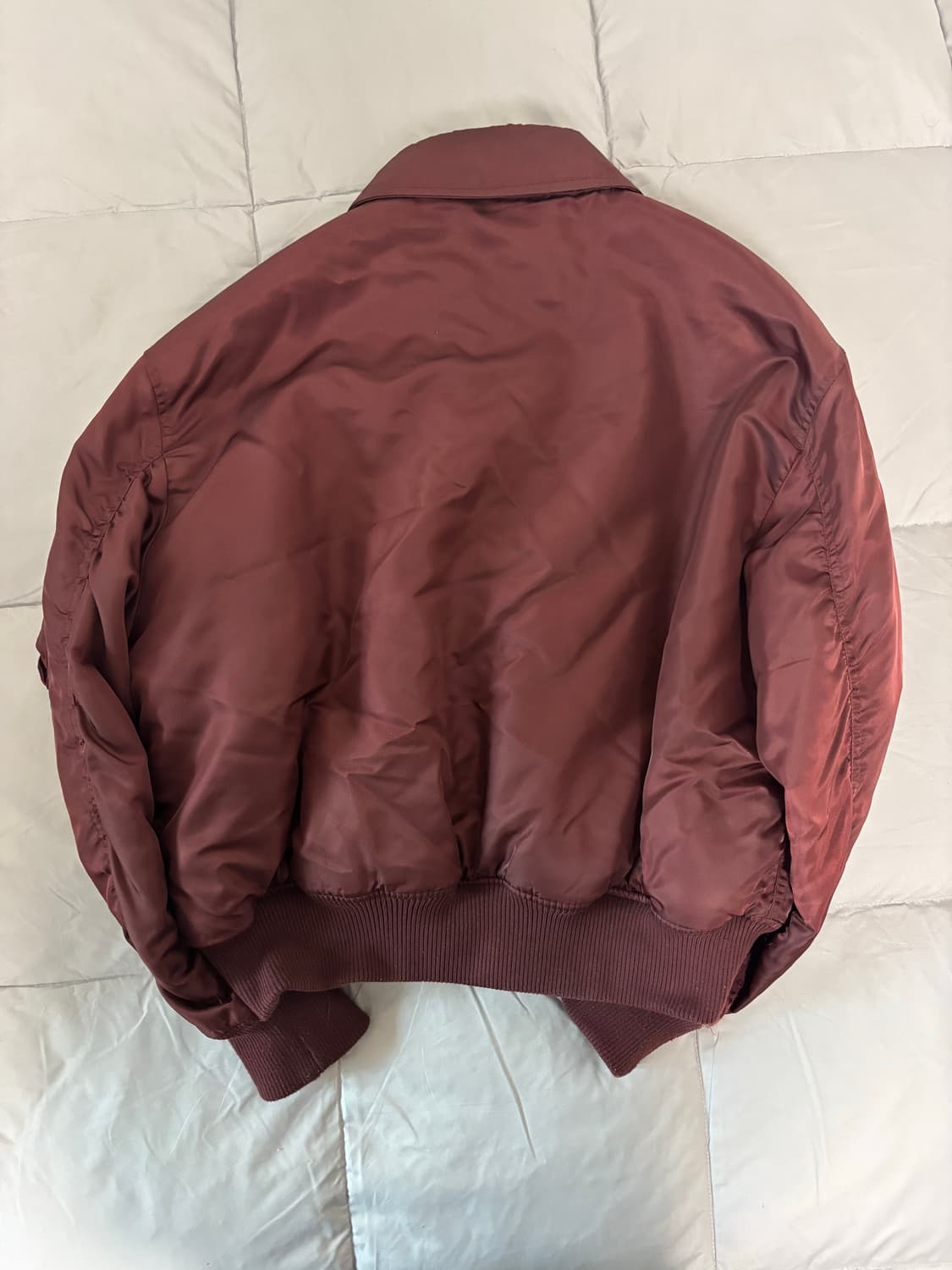 유먼트 MA-1 버건디 자켓 상품이미지2