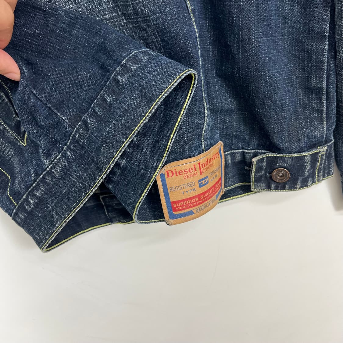 DIESEL 디젤 데님 디비전 레드 스티치 데님 자켓 상품이미지6