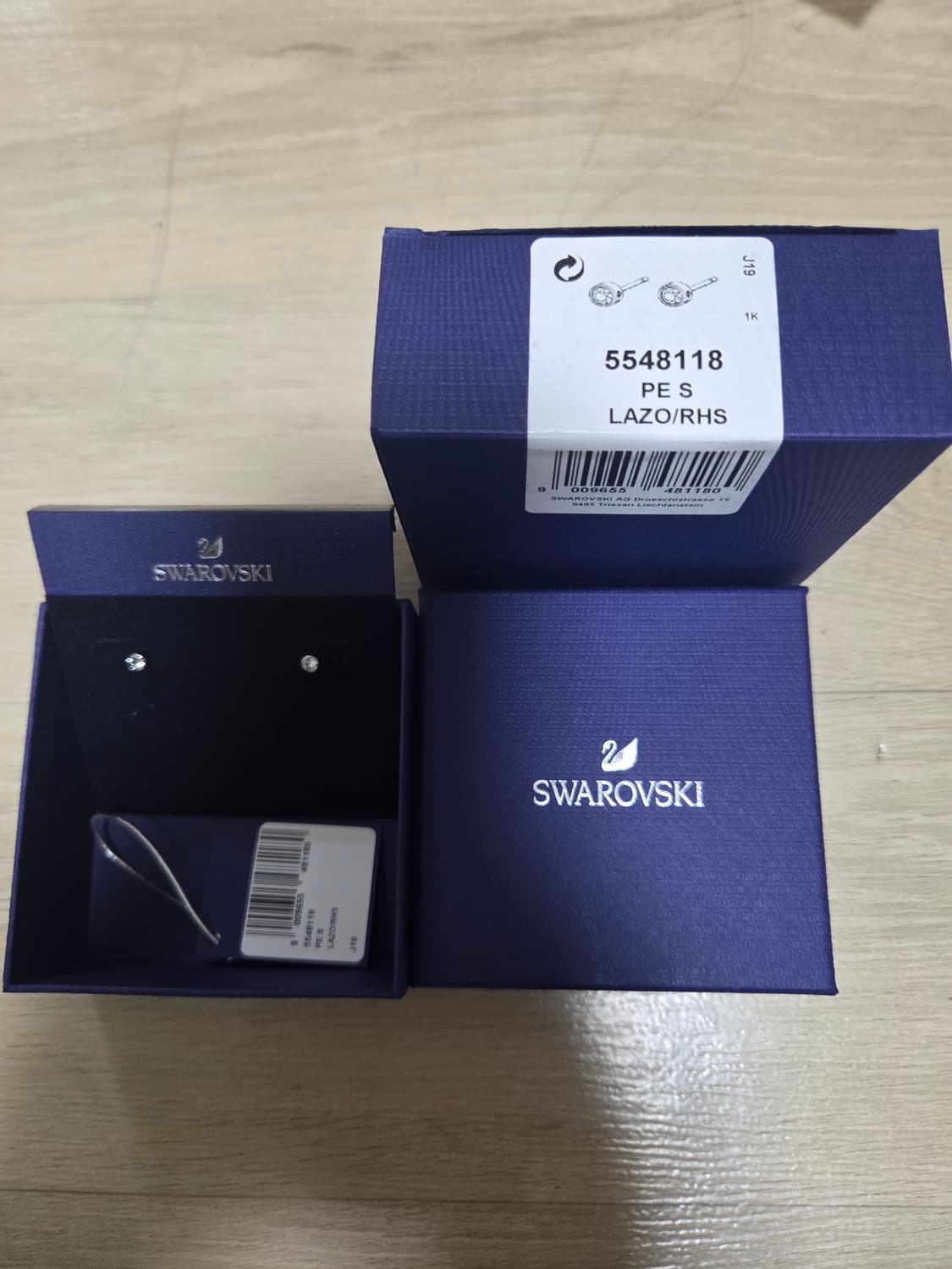 새제품)스와로브스키 심플 귀걸이 정품 상품이미지2