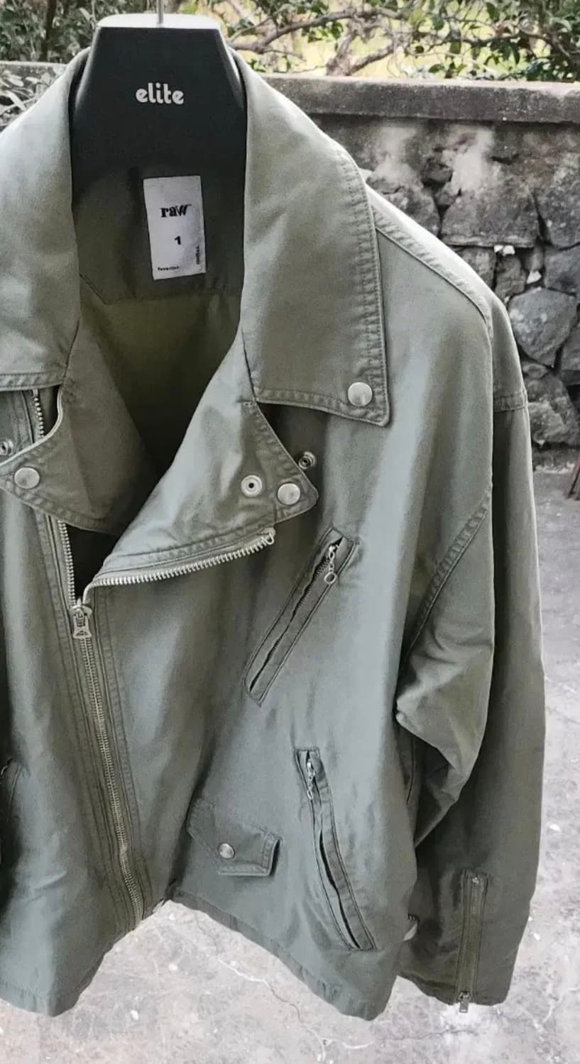 [1] 블라인드파일즈 코튼라이더 자켓 올리브 상품이미지5