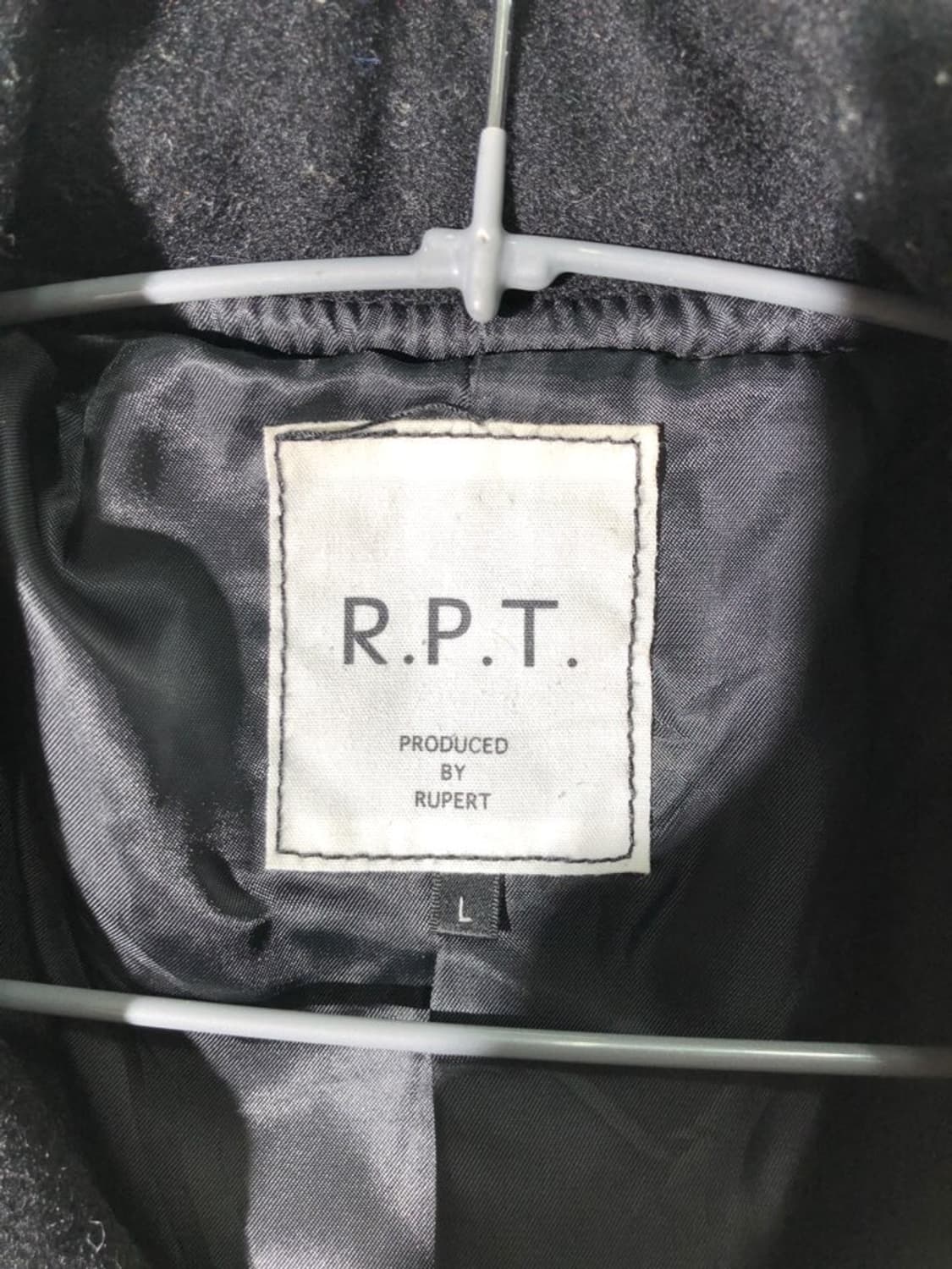 rupert 레더 트림 울 자켓 상품이미지3