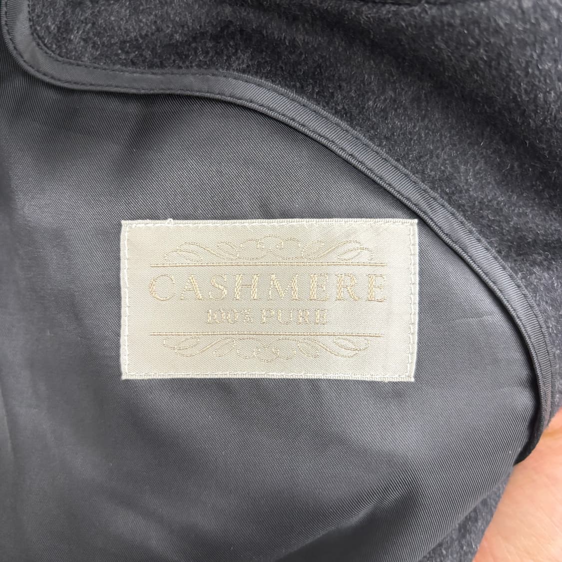 빈티지 캐시미어 100% 롱 코트 남/M 상품이미지6