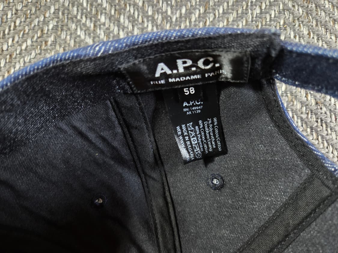 아페쎄 APC 데님 볼캡 상품이미지8