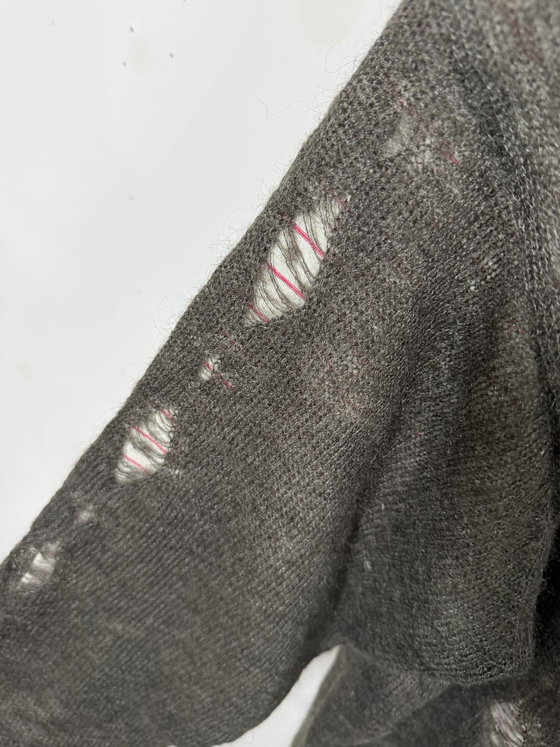 모헤어 데미지 니트 상품이미지5