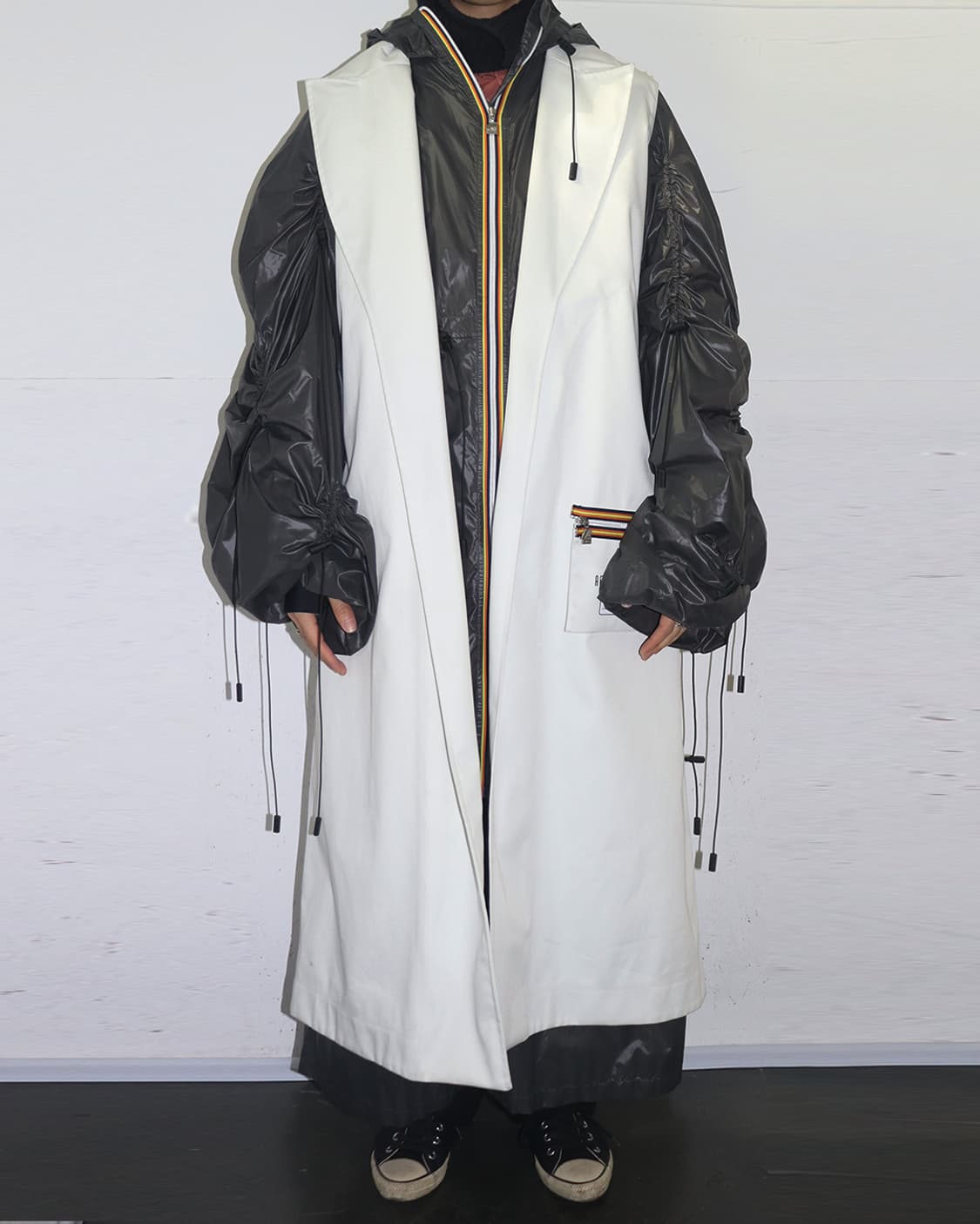 애프터홈워크 x 까웨 19AW 레이어드 트렌치 코트 상품이미지1