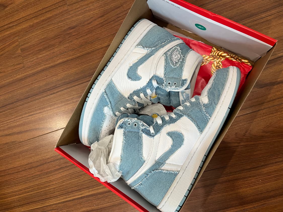 조던 1 레트로 하이 OG 데님 (275, UK8) 상품이미지1