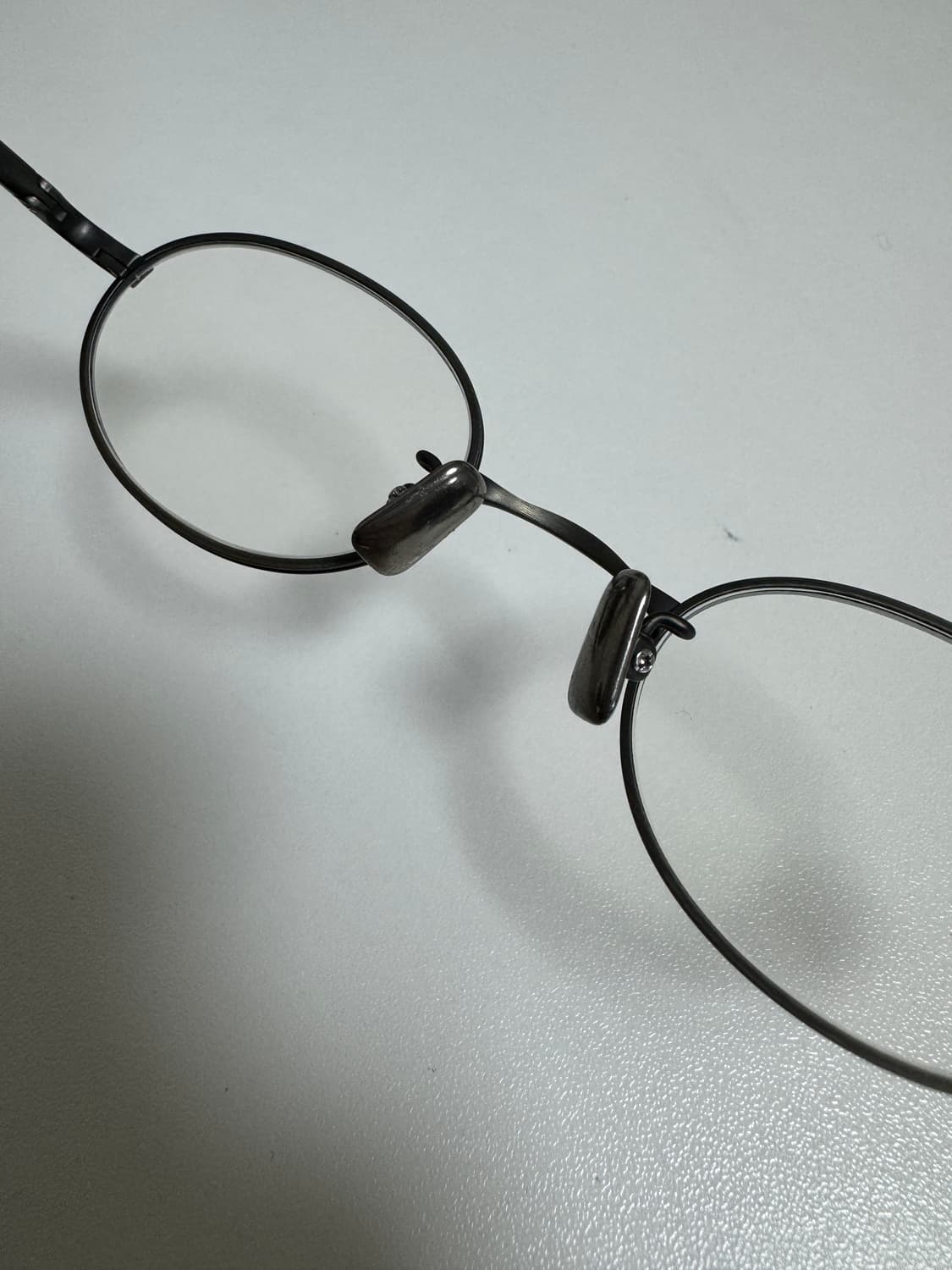 원쓰리컴파운드프레임 티타늄테 오벌형 안경 MADE IN JAPAN 상품이미지6