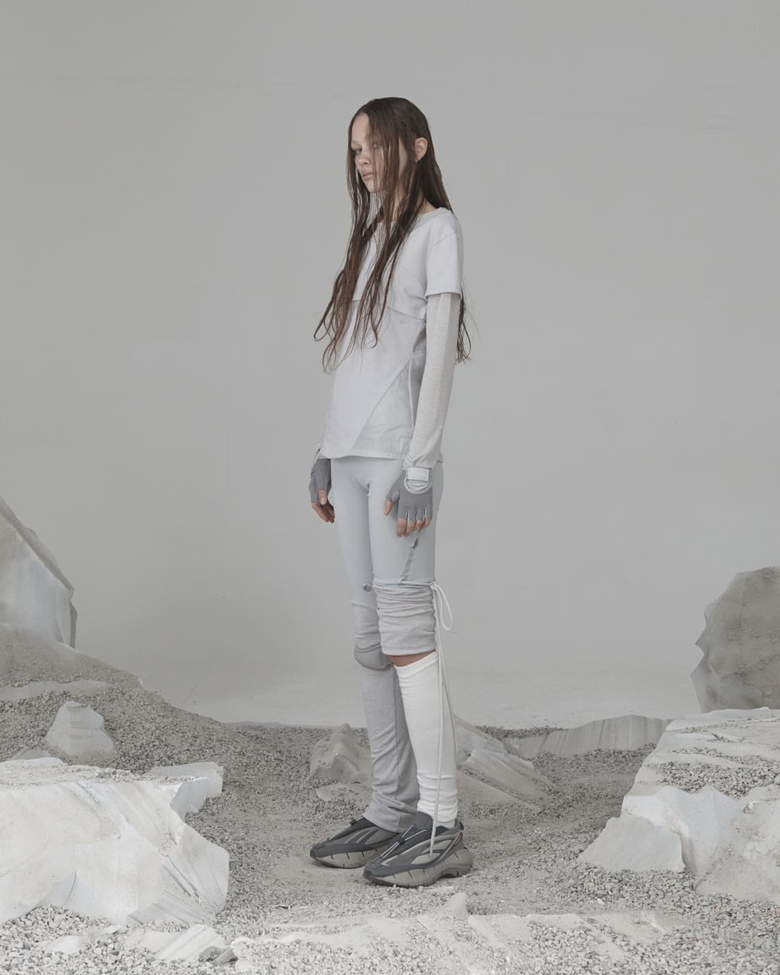 Layered Shoulder Strap Long Sleeves 상품이미지4