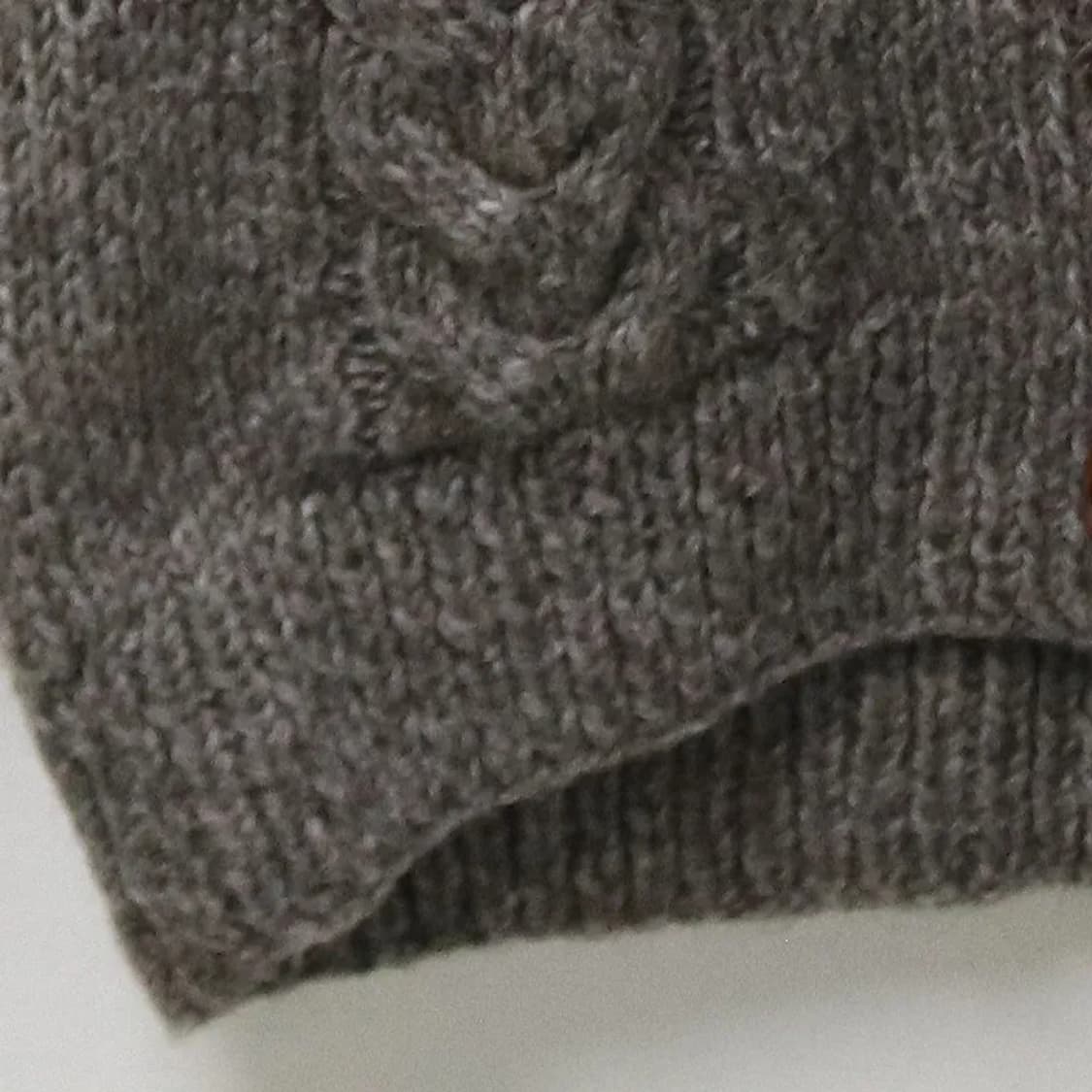 MELROSE 울 혼방 터틀넥 니트 가디건 62157 상품이미지4