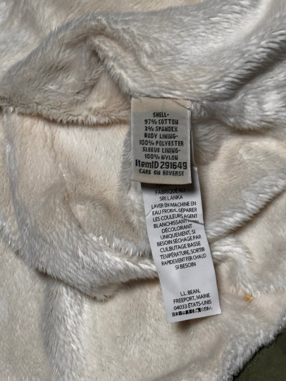 [M] 엘엘빈 카모 플라쥬 밀리터리 쉐르파 자켓 상품이미지5